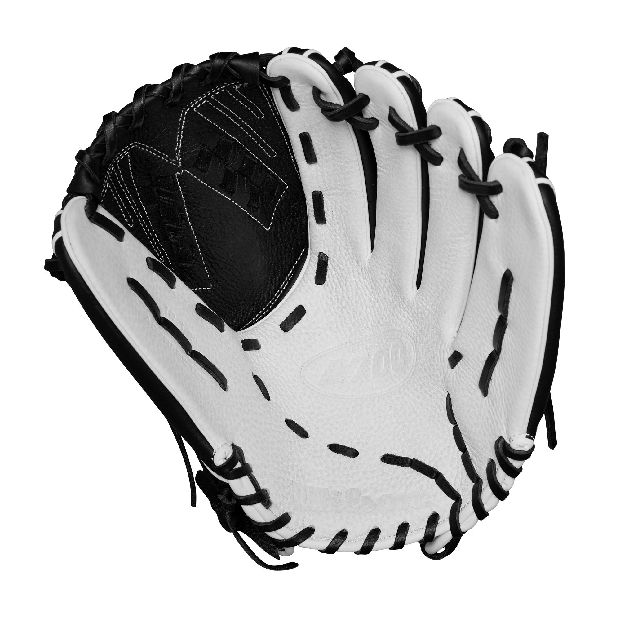 Wilson A700 12.5 Inch Fastpitch Softball Glove - Premium Leather Fielding Mitt for Women & Youth Players - Ideal for Infield, Outfield & Practice Games