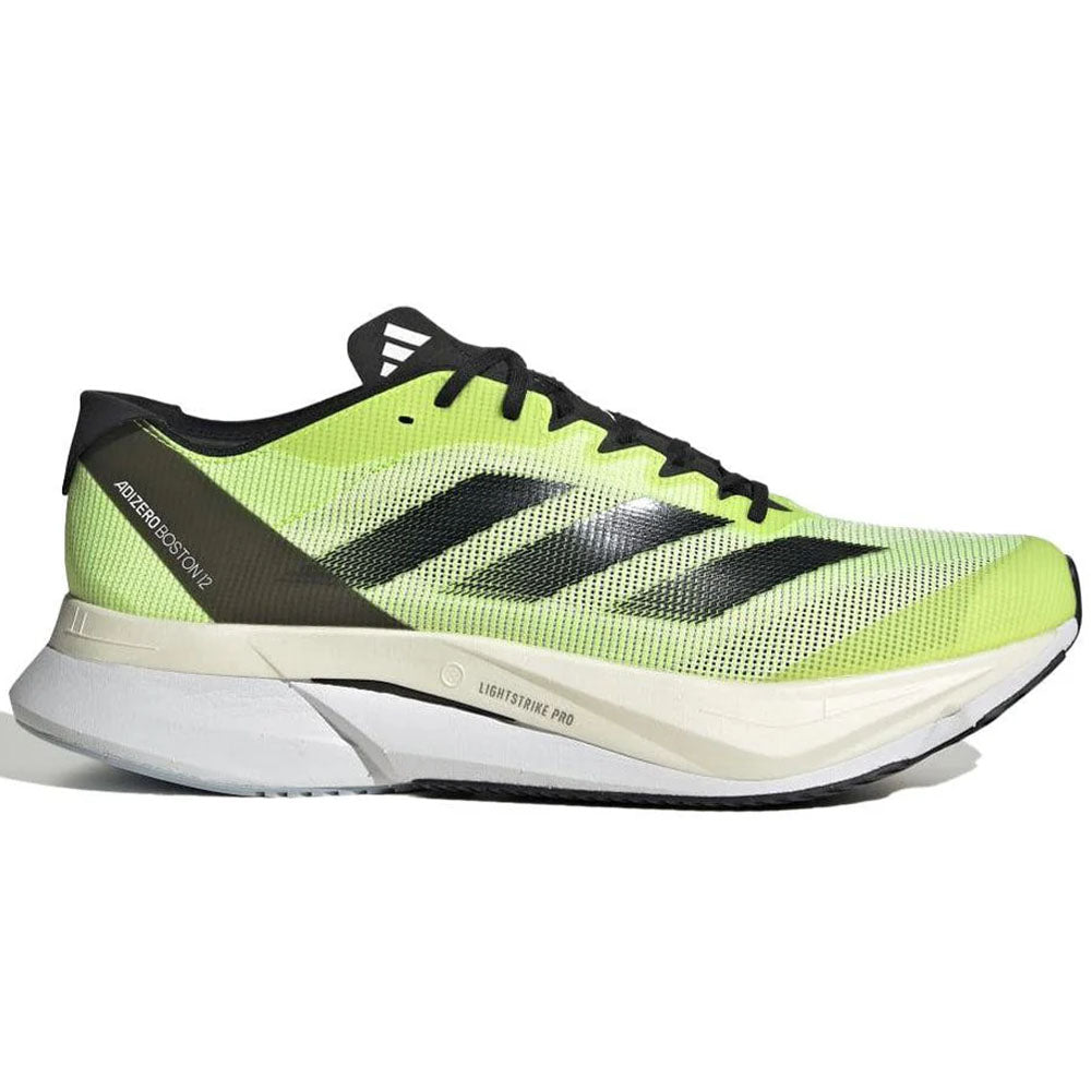 Adidas Adizero Boston 12 Men's Running Shoes - Lightweight Performance Sneakers for Marathon Training & Road Racing
