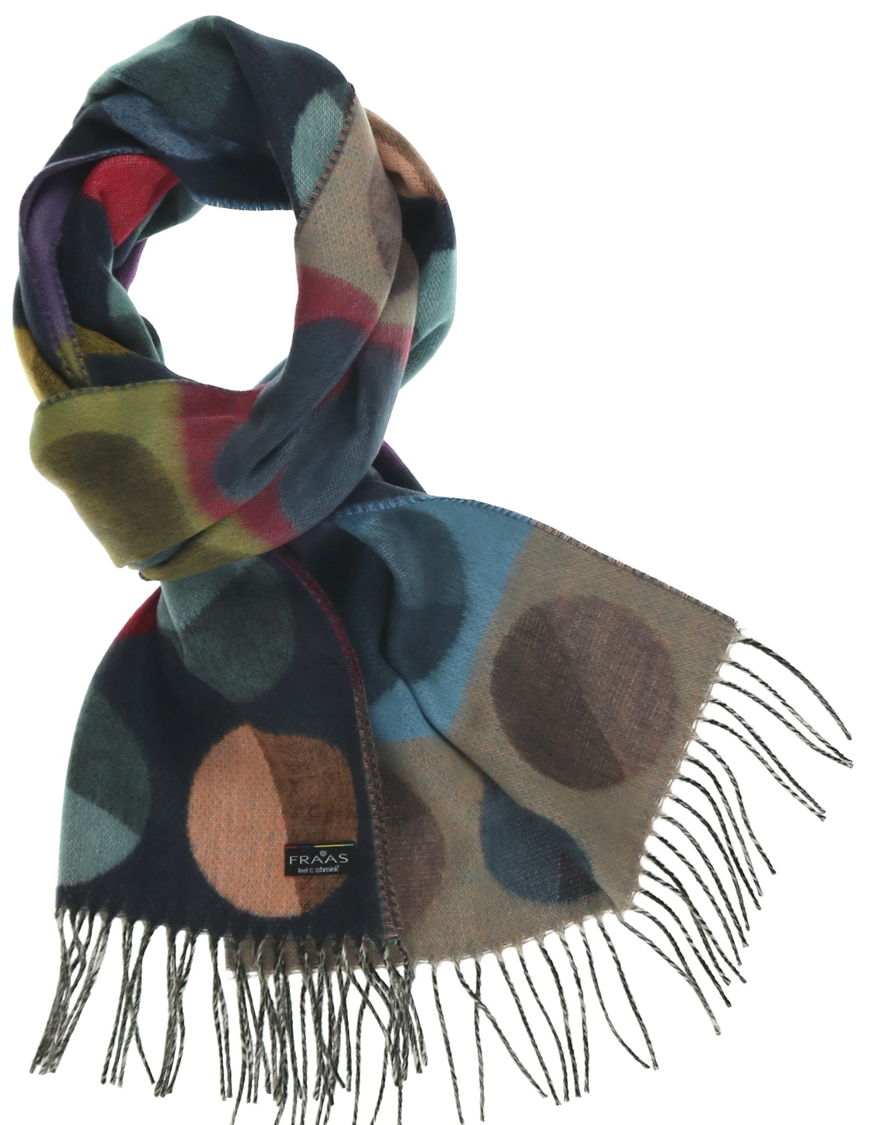 Stylish Oversized Cashmink Scarf with Divided Dots Pattern - Perfect for Winter Fashion, Cold Weather Accessories & Cozy Outfit Complements
