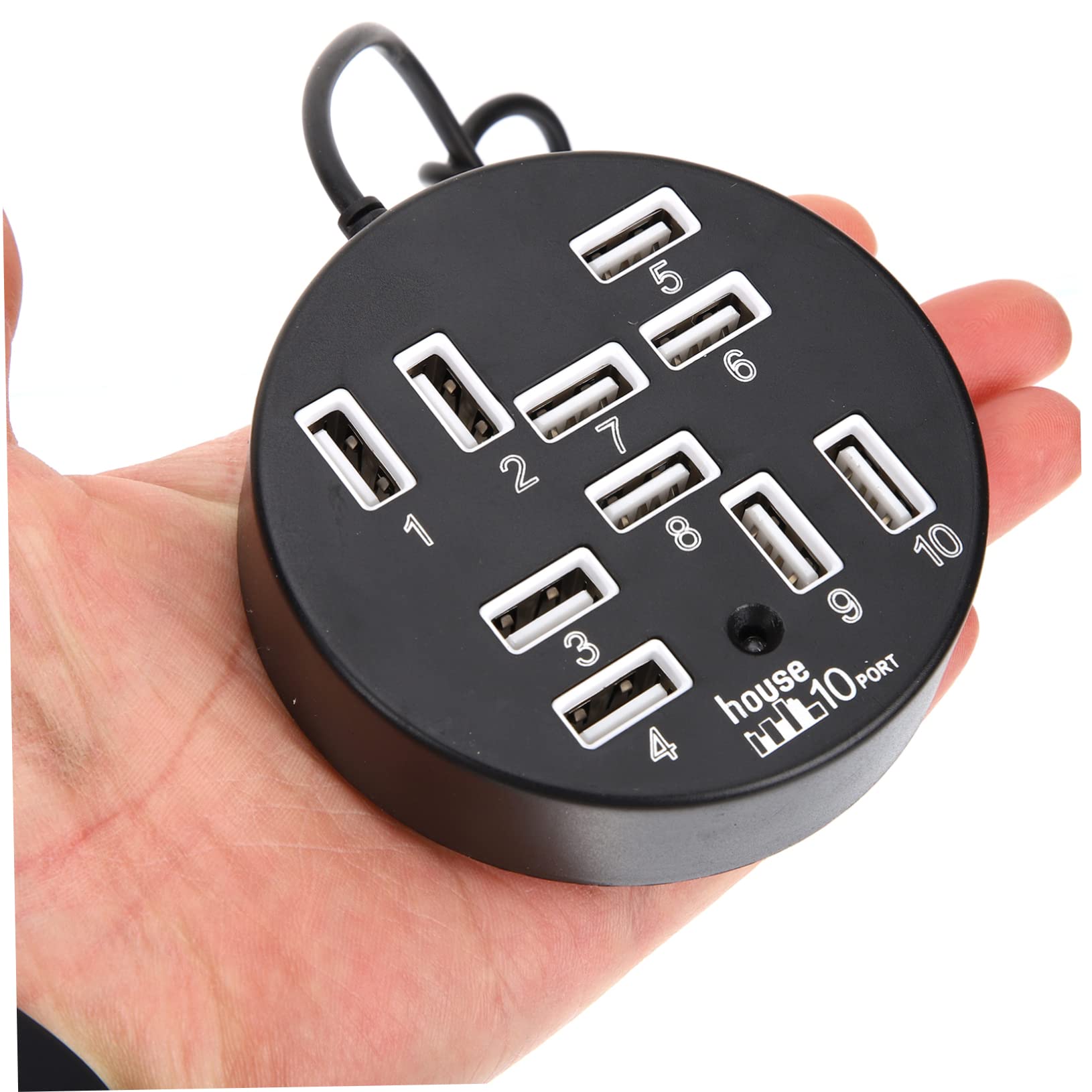PartyKindom 2-Pack USB 3.0 Hub with 10 Ports - High-Speed Data Transfer & Charging Hub for Laptop, PC, Mac - Multi-Port USB Splitter & Extension for Office, Home, Gaming Setup