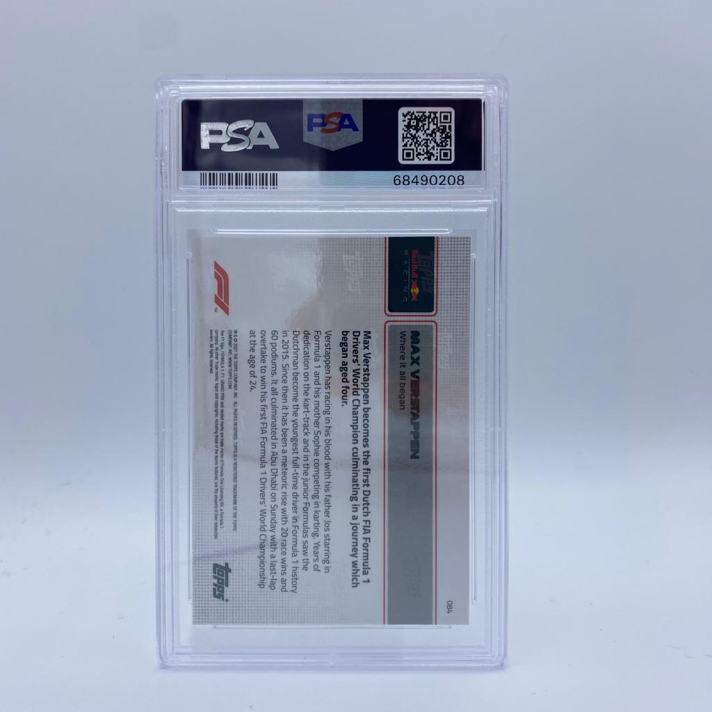 PSA 10 Graded Max Verstappen 
