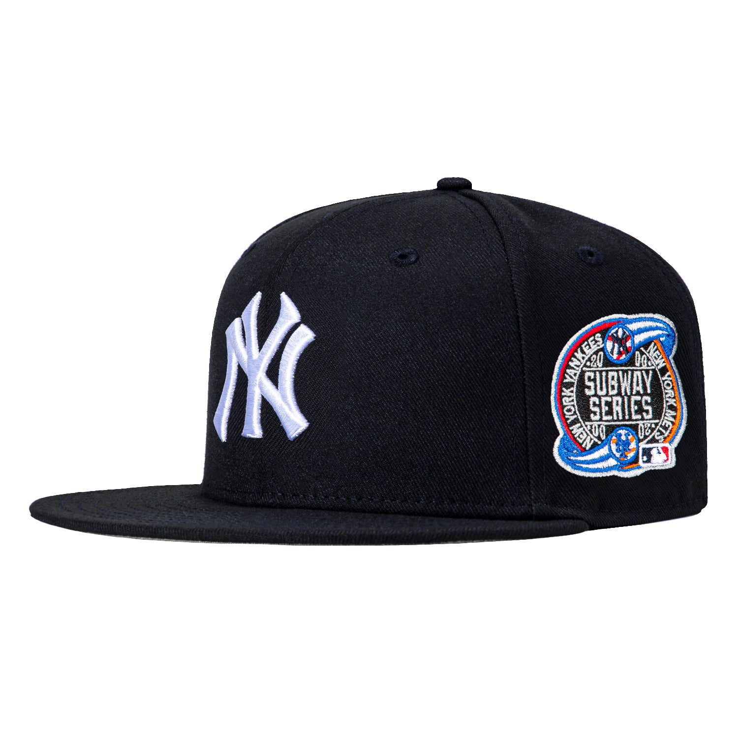 New Era 59Fifty New York Yankees 2000 Subway Series Patch Game Hat - Navy Blue Baseball Cap for Men, Women | Official MLB Licensed, Vintage Sports Fan Gear for Baseball Games & Streetwear Fashion