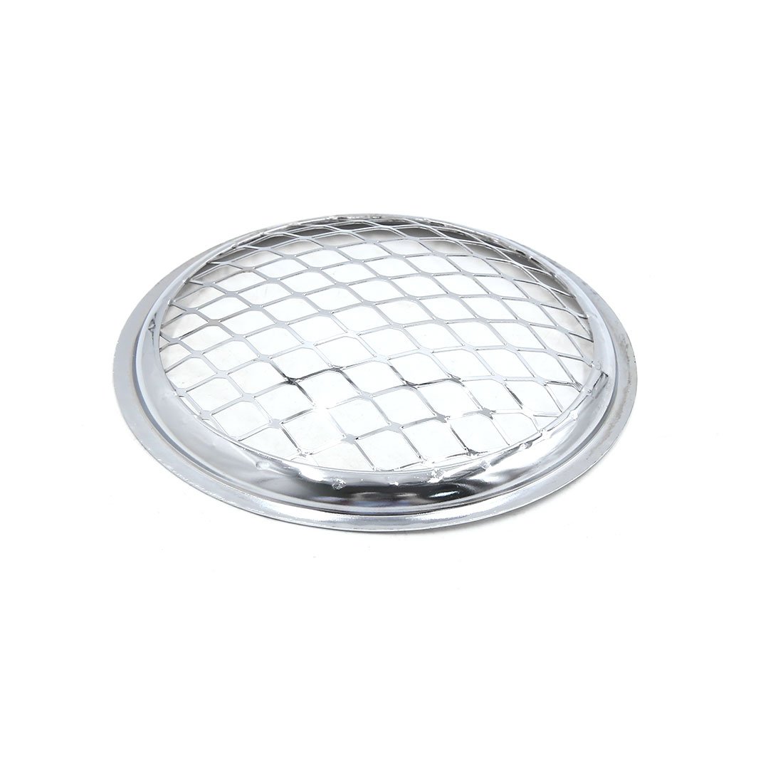 uxcell 5.5 Inch Chrome Motorcycle Headlight Grill Guard - Metal Mesh Protector Cover for Harley, Chopper, Cruiser Bikes - Prevents Damage from Rocks & Debris While Riding