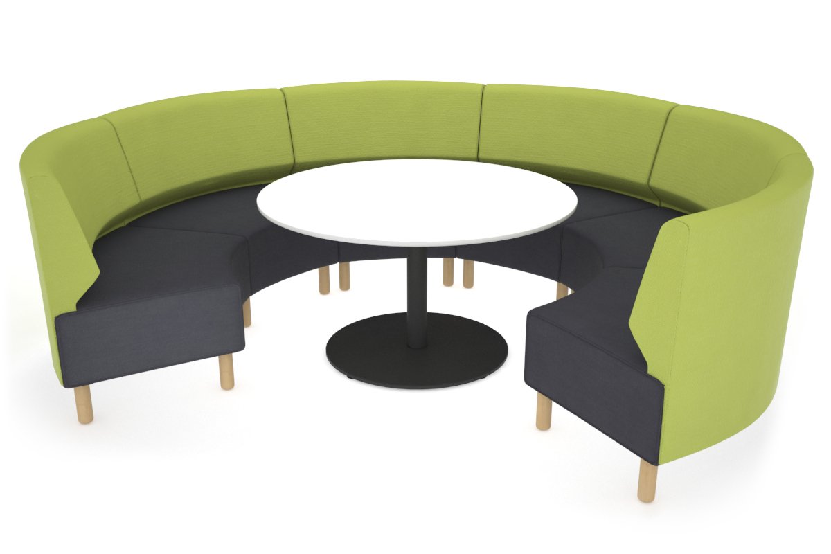 Mondo Circular Lounge Chair - Modern Round Accent Chair for Living Room, Bedroom, or Office - Comfortable and Stylish Seating for Relaxing, Reading, or Socializing