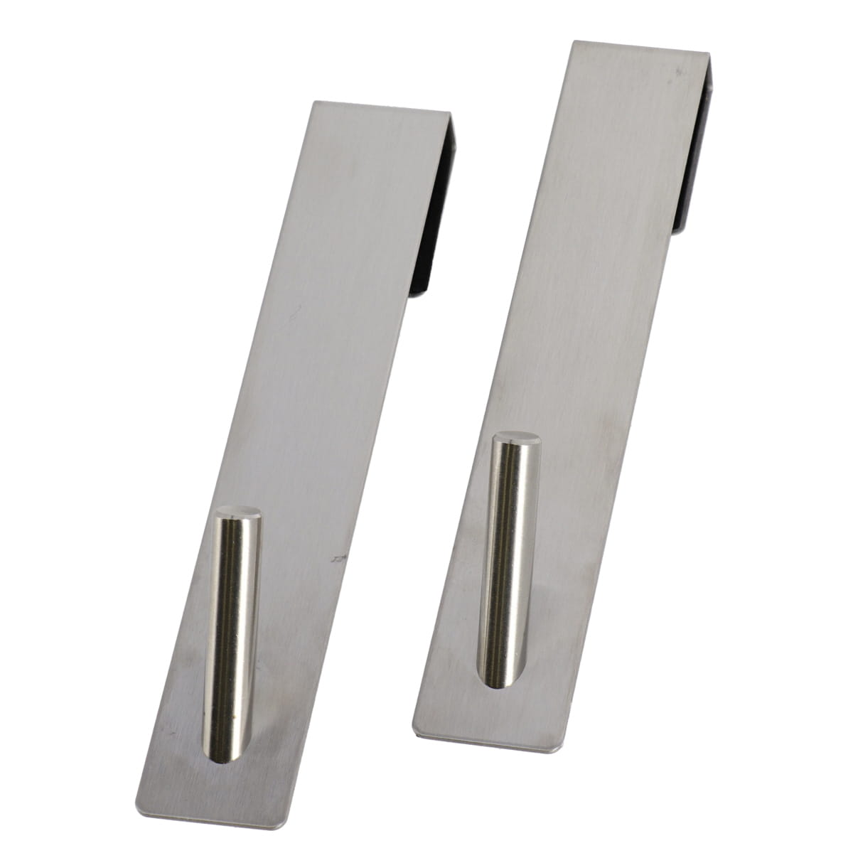 2-Pack Metal Shower Screen Hooks - Rustproof Stainless Steel Bathroom Organizer for Towels, Robes & Accessories - Perfect for Spa, Gym & Home Use