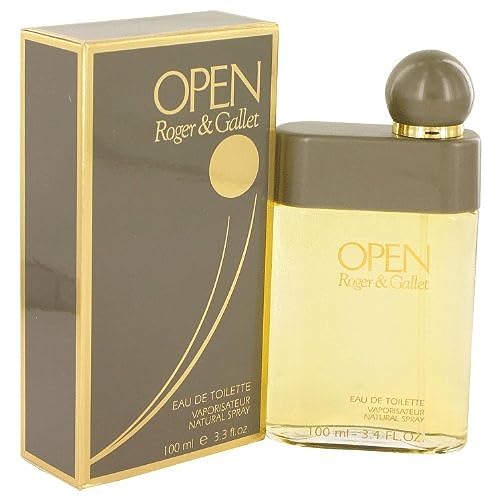 Roger & Gallet Open Cologne for Men - 3.4 oz Eau de Toilette Spray | Fresh Woody Fragrance | Perfect for Daily Wear, Office & Date Nights