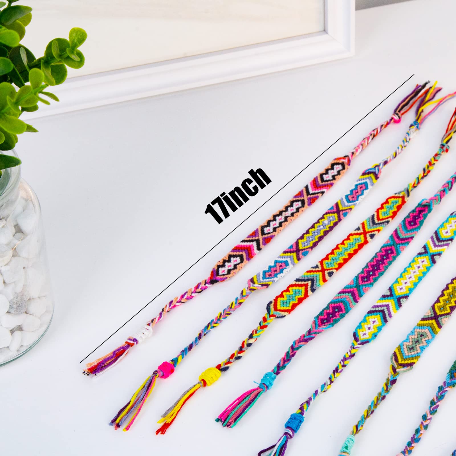 Handmade Nepal Style Woven Friendship Bracelets - 8PCS Braided Bracelet Set for Women, Men & Teens | Boho Chic Accessories for Festival, Travel & Everyday Wear