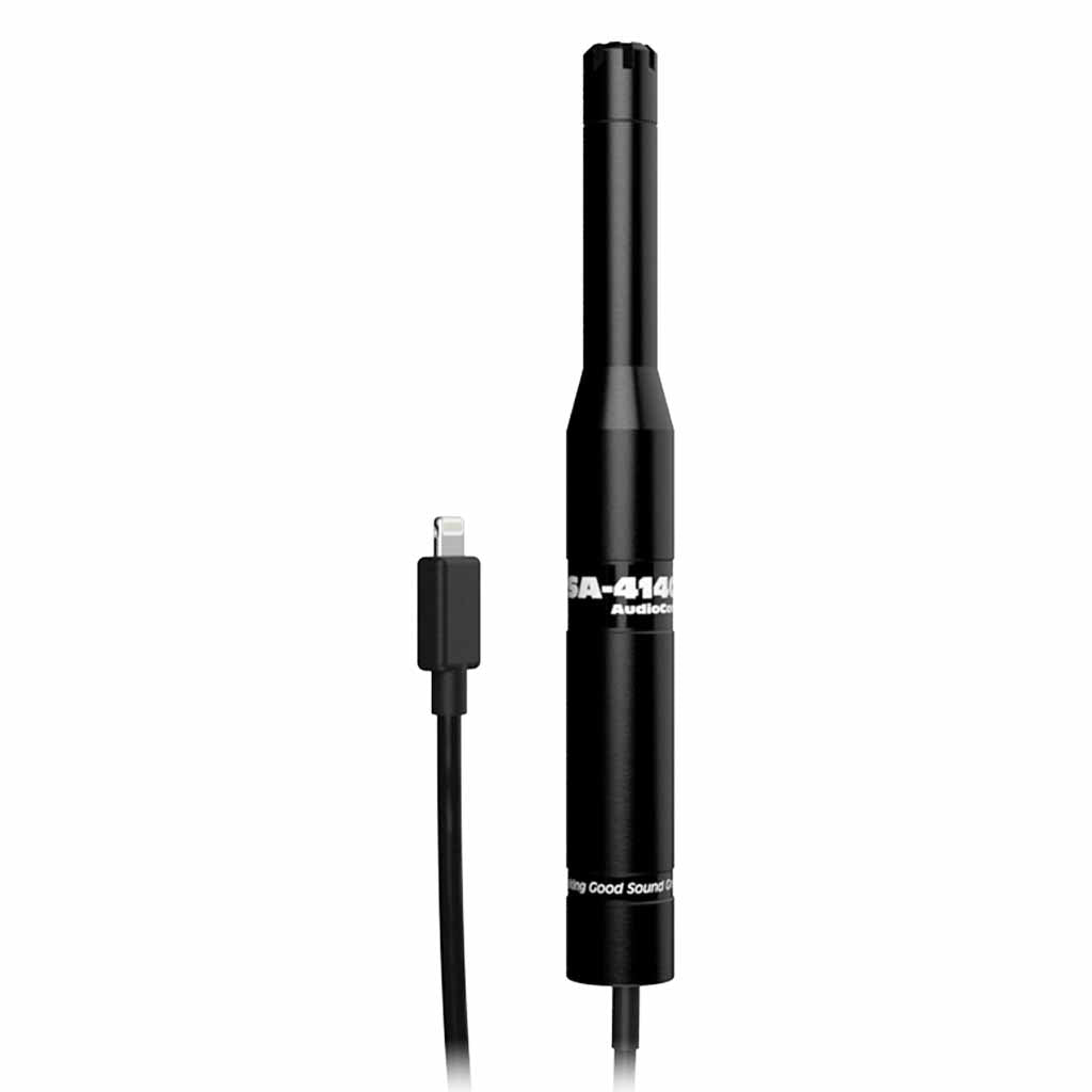 AudioControl SA 4140i SPL Calibrated RTA Microphone for iOS Devices - Professional Sound Measurement Tool for Car Audio Tuning & Home Theater Calibration