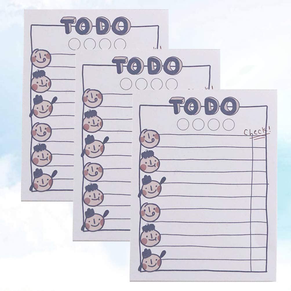 NUOBESTY 3-Pack Mini Pocket Notepads - Work Schedule Planner, Shopping List, Grocery Checklist & Reminder Pad with Blank Pages - Perfect for Office, School, Home Organization & Daily Task Tracking