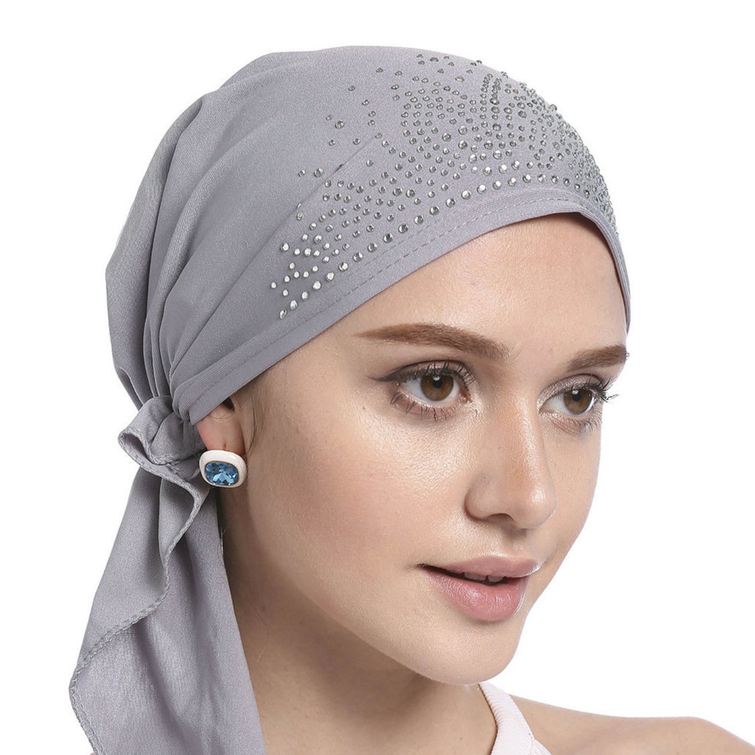 **Soft Stretchy Chemo Beanie for Women - Breathable Turban Cap & Head Wrap for Cancer, Alopecia & Hair Loss - Comfortable Skull Cap for Daily Wear, Sleeping & Outdoor Activities**