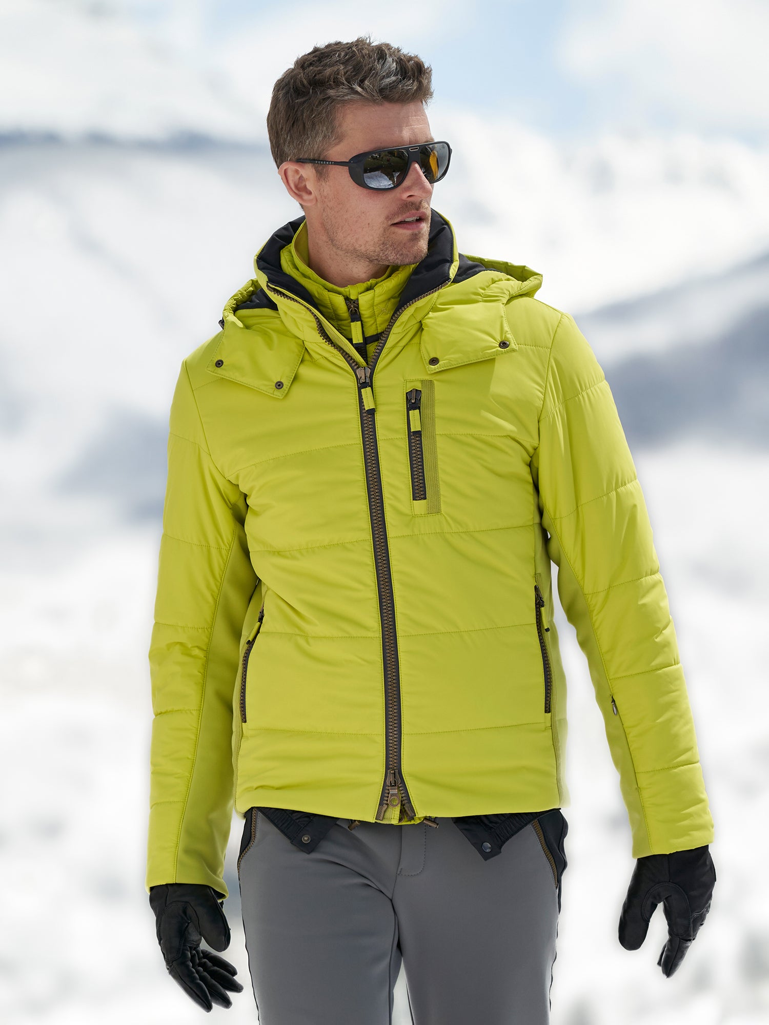Damian Ripstop Insulated Ski Jacket - Waterproof Winter Jacket for Men - Warm Snowboarding Coat - Perfect for Skiing, Snowboarding & Outdoor Adventures