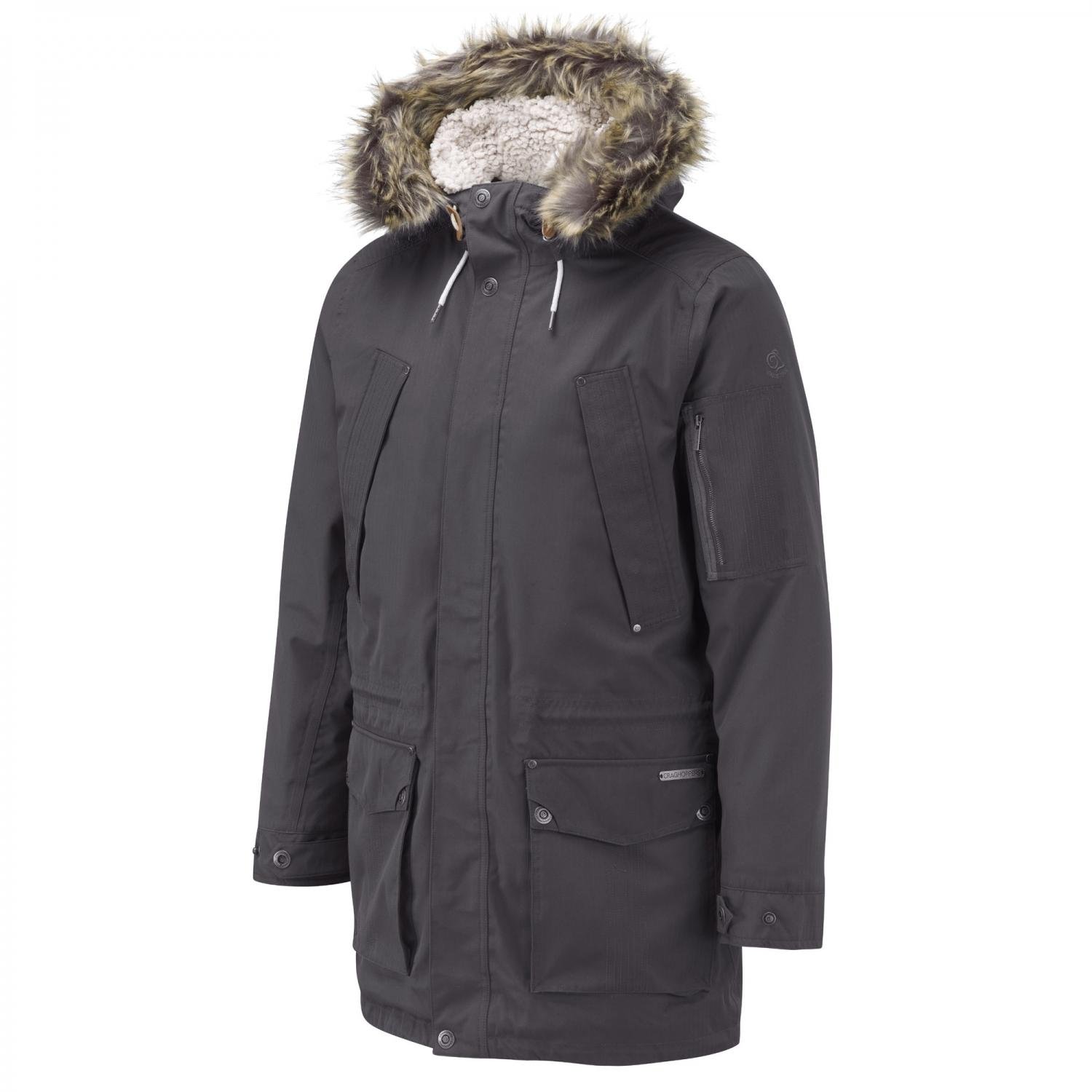 Craghoppers Men's Mayman II Waterproof Parka Jacket - Lightweight, Windproof Outdoor Coat for Hiking, Camping & Travel