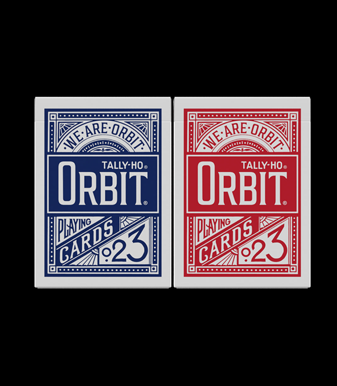 Orbit Tally Ho Circle Blue Playing Cards - Premium Quality Card Deck for Magic Tricks, Poker, Cardistry & Game Nights - Perfect for Professional Magicians & Card Game Enthusiasts