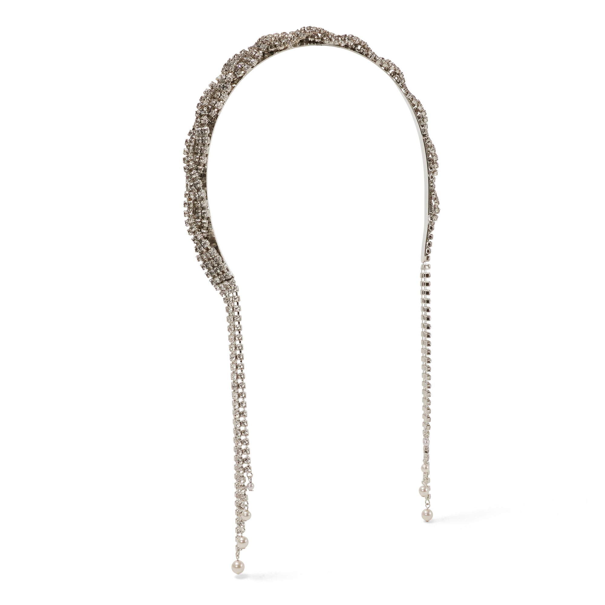 Margaret Crystal Fringe Headband - Elegant Rhinestone Hair Accessory for Women | Perfect for Weddings, Parties & Special Occasions
