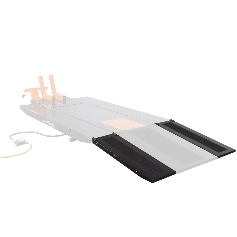 Black Widow BW-PROLIFT-HD-XLSR Heavy Duty Extra-Long Loading Ramps for ProLift Hydraulic Table - Perfect for Motorcycle, ATV, and Equipment Loading in Warehouses & Garages
