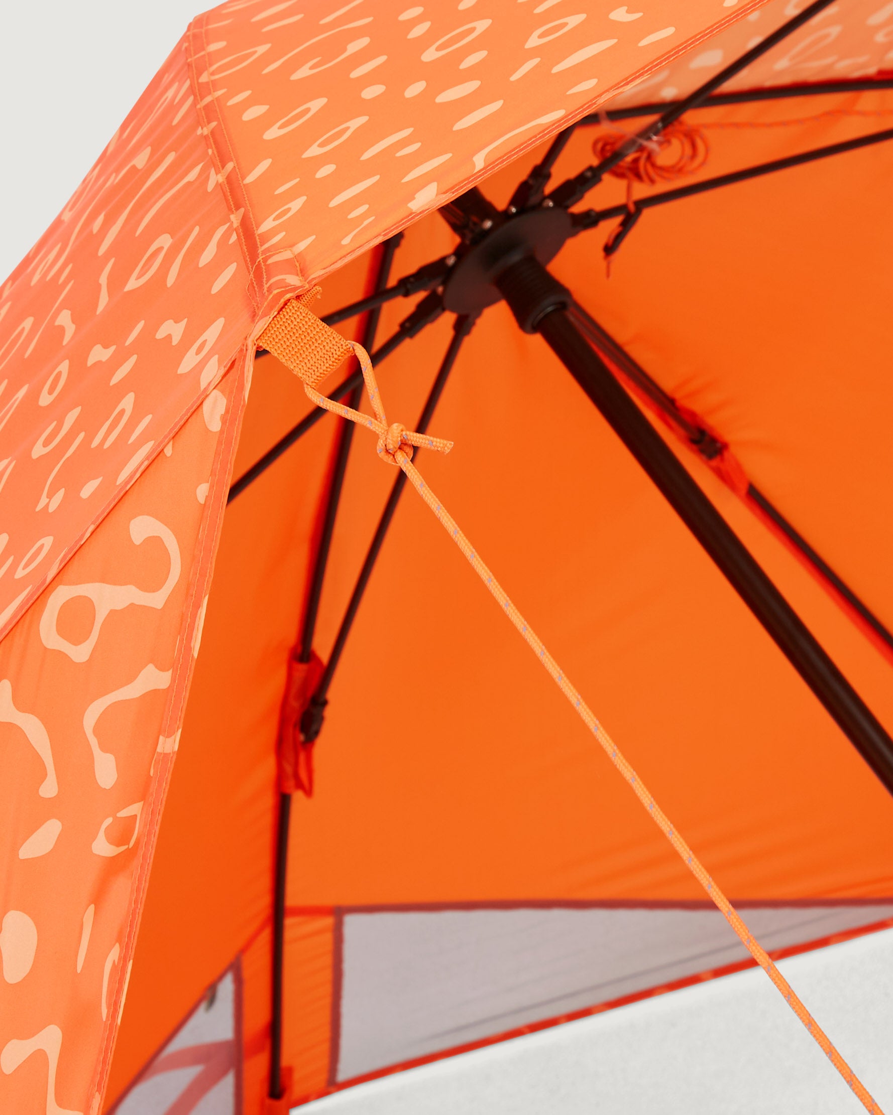 Retreat Umbrella Beach Shelter - Alpenglow/Lolly Manta Print - Portable Sun Shade for Beach, Camping & Outdoor Activities