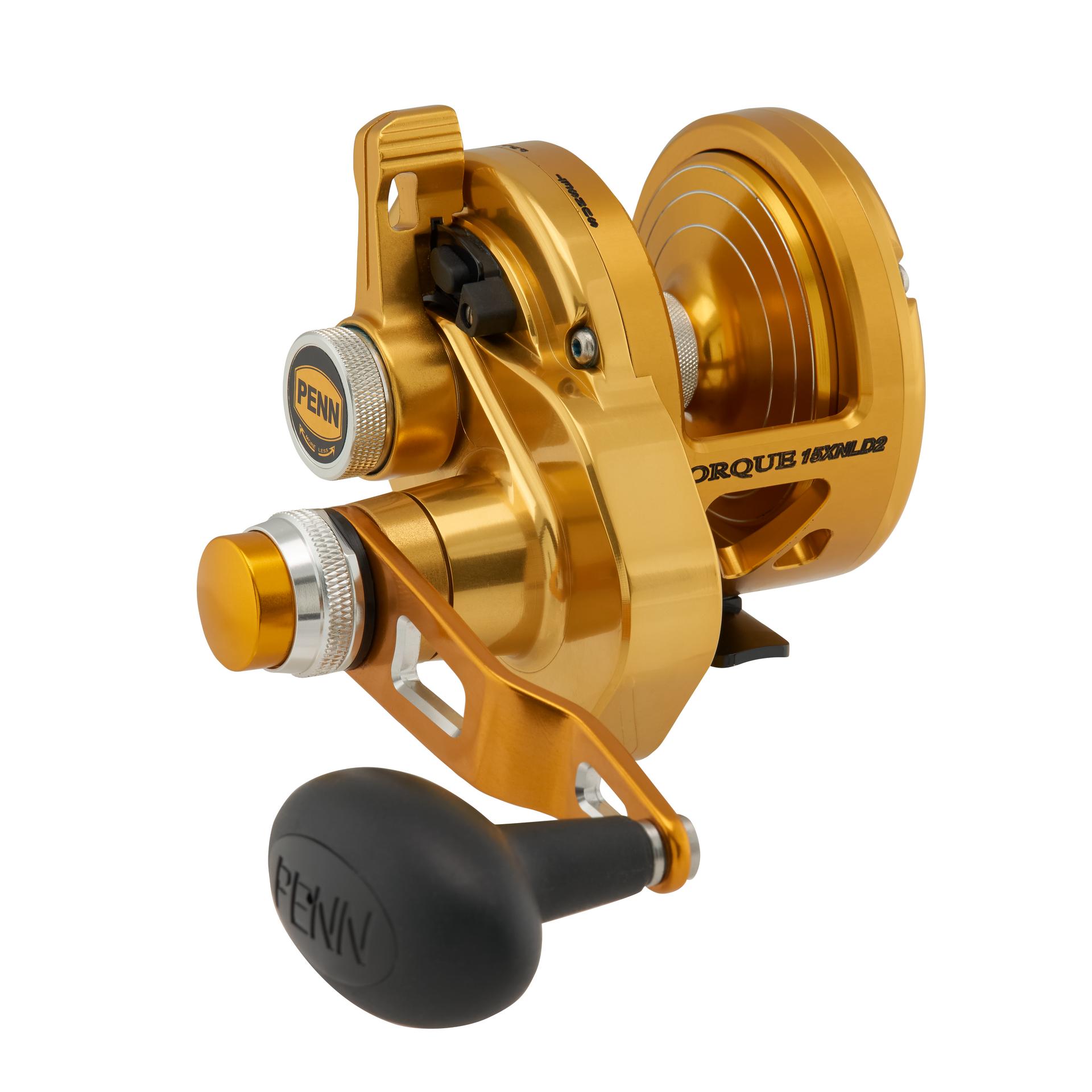 Torque® Lever Drag 2-Speed Conventional Fishing Reel - Saltwater & Freshwater Trolling Reel for Offshore & Inshore Fishing