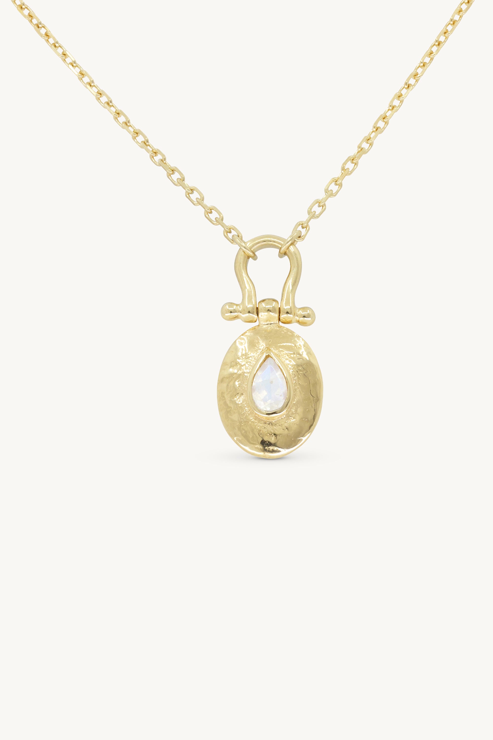 Esme Moonstone Gold Necklace - Elegant Healing Crystal Jewelry for Women | Perfect for Meditation, Yoga & Spiritual Gifts