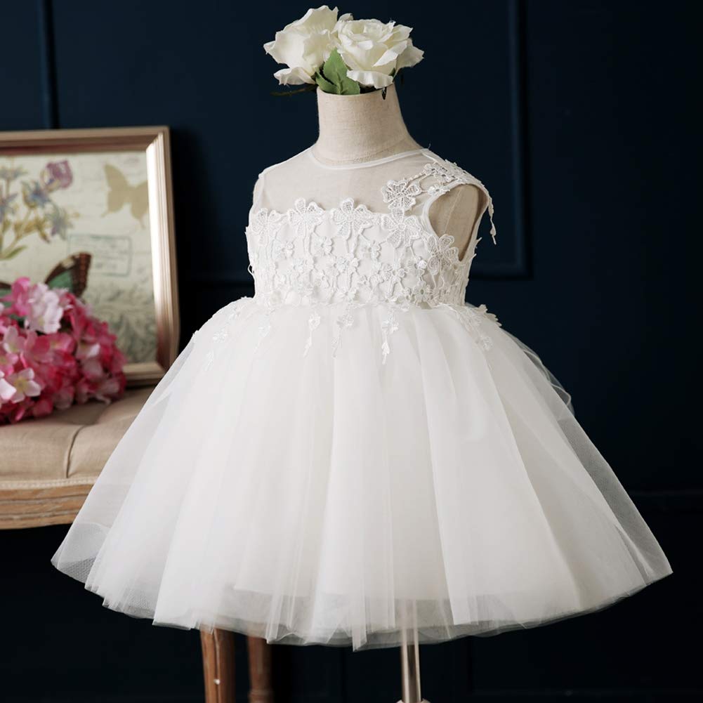 Elegant Baby Princess Lace Bridesmaid & Flower Girl Wedding Dresses - Perfect for Church Ceremonies, Garden Weddings & Formal Occasions