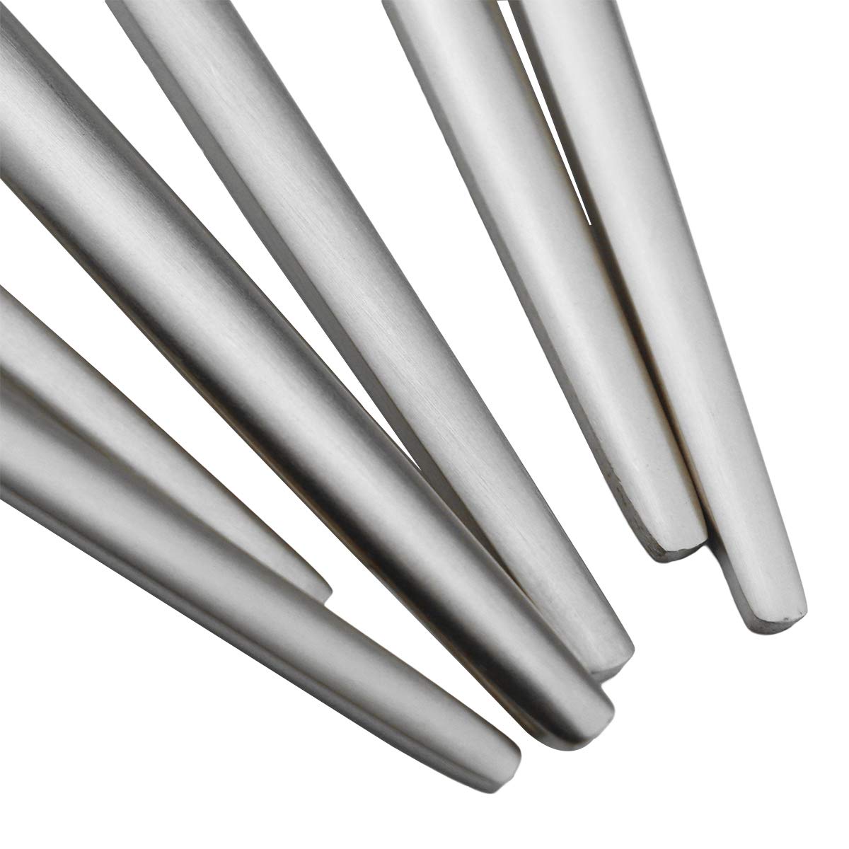40-Piece Stainless Steel Silverware Set - 304 Grade, Satin Finish, Dishwasher Safe - Includes Dinner Knife, Fork & Spoon - Service for 8 - Elegant Matte Silver Flatware for Everyday Dining & Entertaining