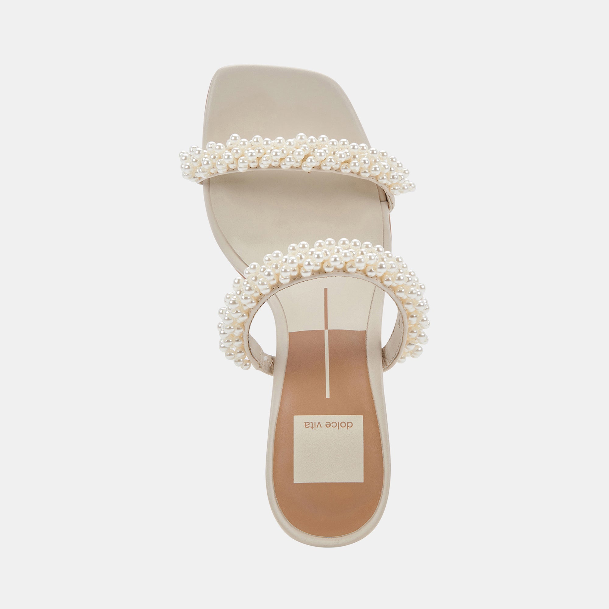 NOEL HEELS VANILLA PEARLS - Elegant Women's High Heel Shoes with Pearl Accents for Parties, Weddings & Special Occasions