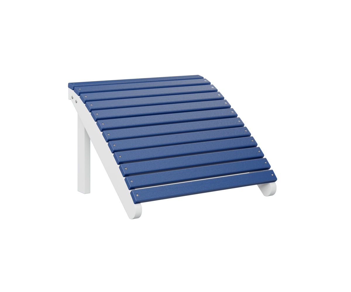 Berlin Gardens Adirondack Footstool - Outdoor Patio Furniture, Durable Weather-Resistant Wooden Ottoman for Deck, Garden & Poolside Relaxation