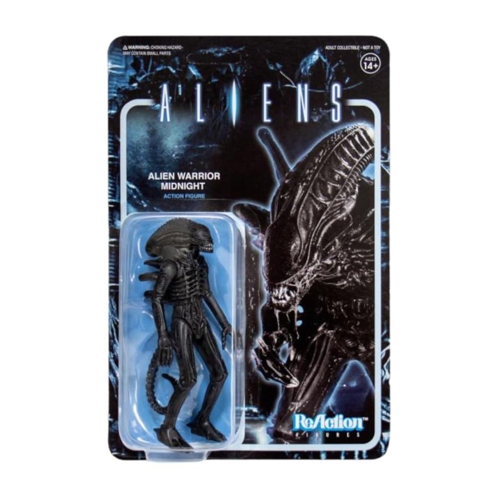 SUPER7 Reaction Action Figure - Alien Warrior A | Collectible Toy for Sci-Fi Fans | Perfect for Display, Gifts, and Role-Playing Games
