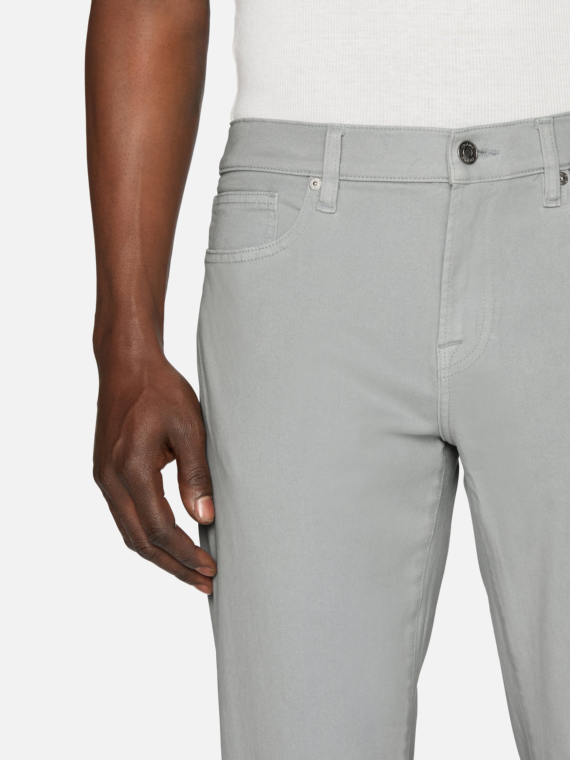L'Homme Slim Fit Grey Blue Jeans for Men | Comfortable & Stylish Denim Pants for Casual Wear & Everyday Outfits