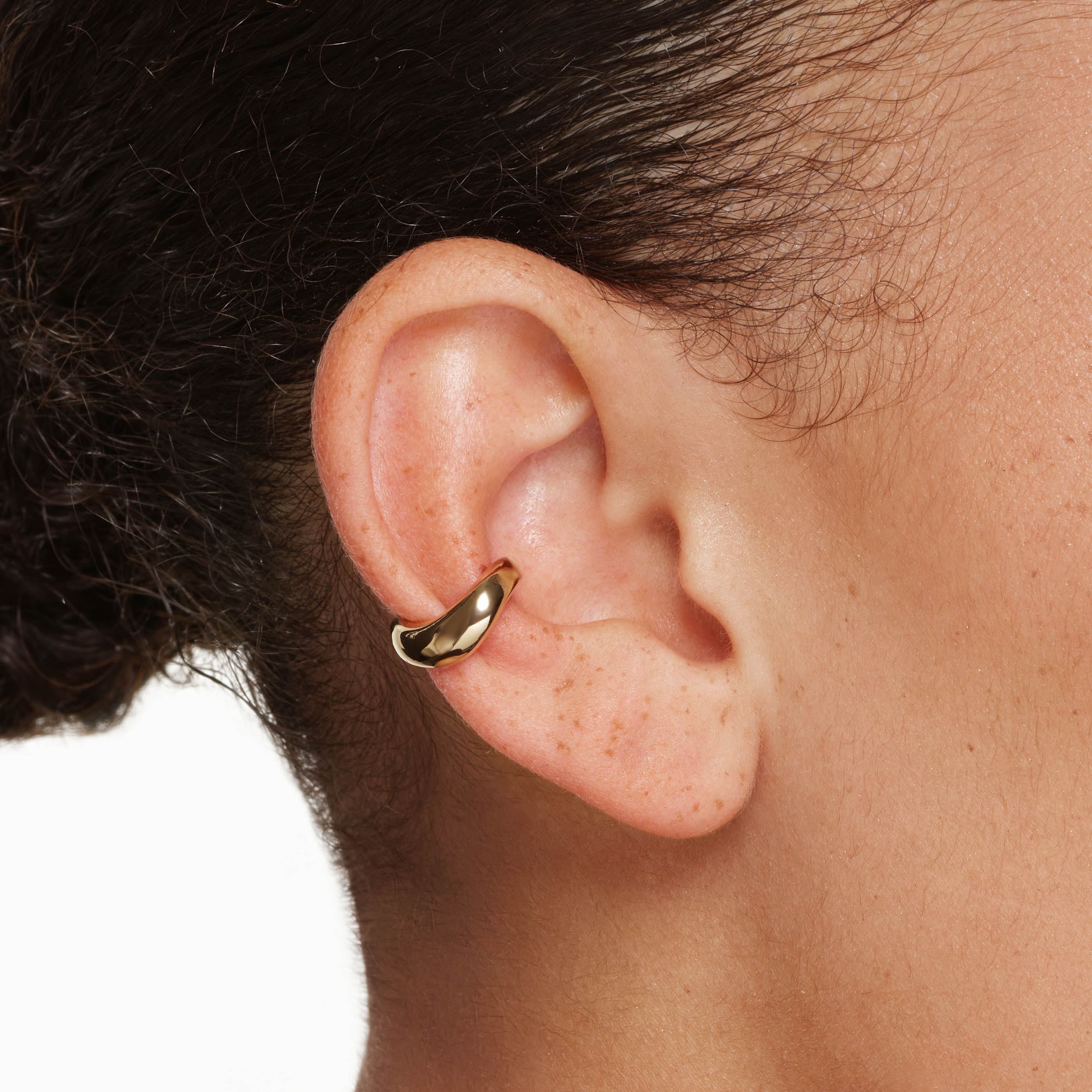 Gold Wave Ear Cuff - Trendy Non-Pierced Ear Cuff Jewelry for Women - Perfect for Parties, Weddings & Everyday Fashion Accessories