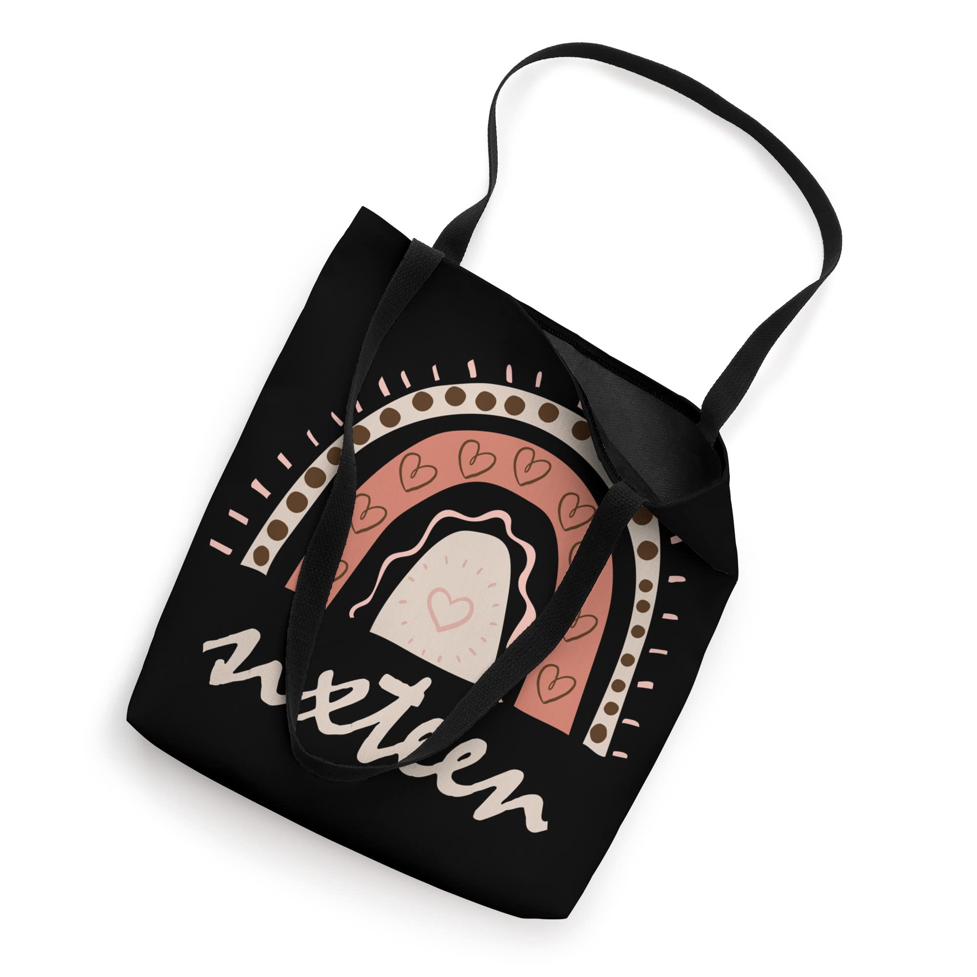 16th Birthday Tote Bag for Girls - Rainbow Design Sweet 16 Gift - Perfect for School, Parties & Celebrations