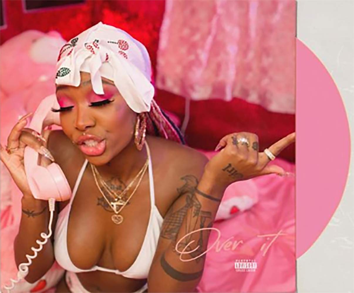 Over It - Exclusive Baby Pink Vinyl Record #/3000 | Limited Edition Collectible for Music Lovers & Vinyl Enthusiasts | Perfect for Home Decor, Gift Giving & Record Collections