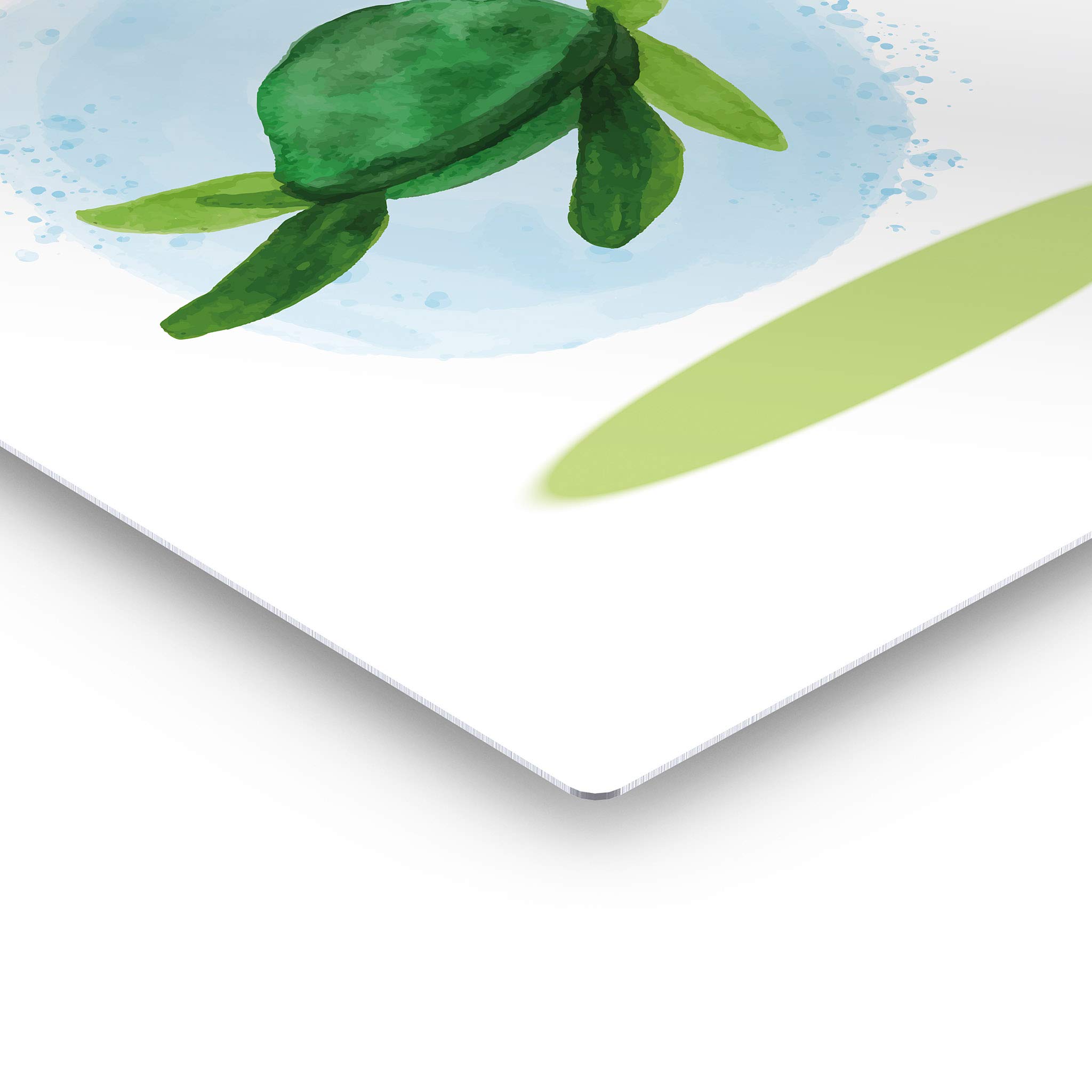 Smile Art Design Relax, Soak, Unwind Quote Bathroom Decor - 3 Piece Metal Print Set with Sea Turtle, Starfish & Crab - Funny Bathroom Signs for Kids - Nursery Wall Art Ready to Hang (17x11 Inches) - Perfect for Coastal Themed Bathrooms, Beach House Decor & Children's Room Wall Decor