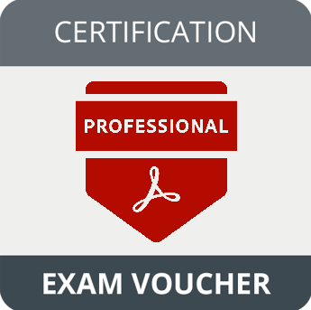 Adobe Acrobat Pro Exam Voucher | Certified Professional in Document Creation & Management | Official Certification Test for PDF Editing, Digital Forms & Secure File Sharing