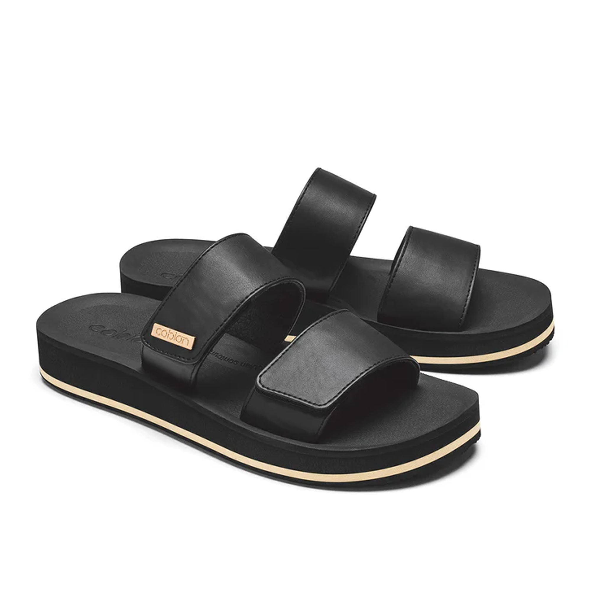Cobian Dana Rise Women's Comfortable Sandals - Black | Lightweight Beach & Casual Walking Shoes for Summer