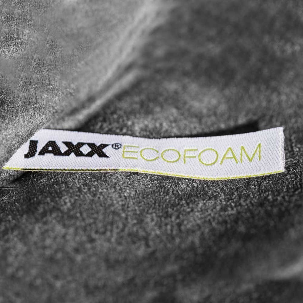 Jaxx 5 Foot Oversized Saxx Bean Bag Chair for Adults - Extra Large Memory Foam Filled Lounger, Charcoal Gray - Perfect for Living Room, Game Room, Dorm & Relaxation