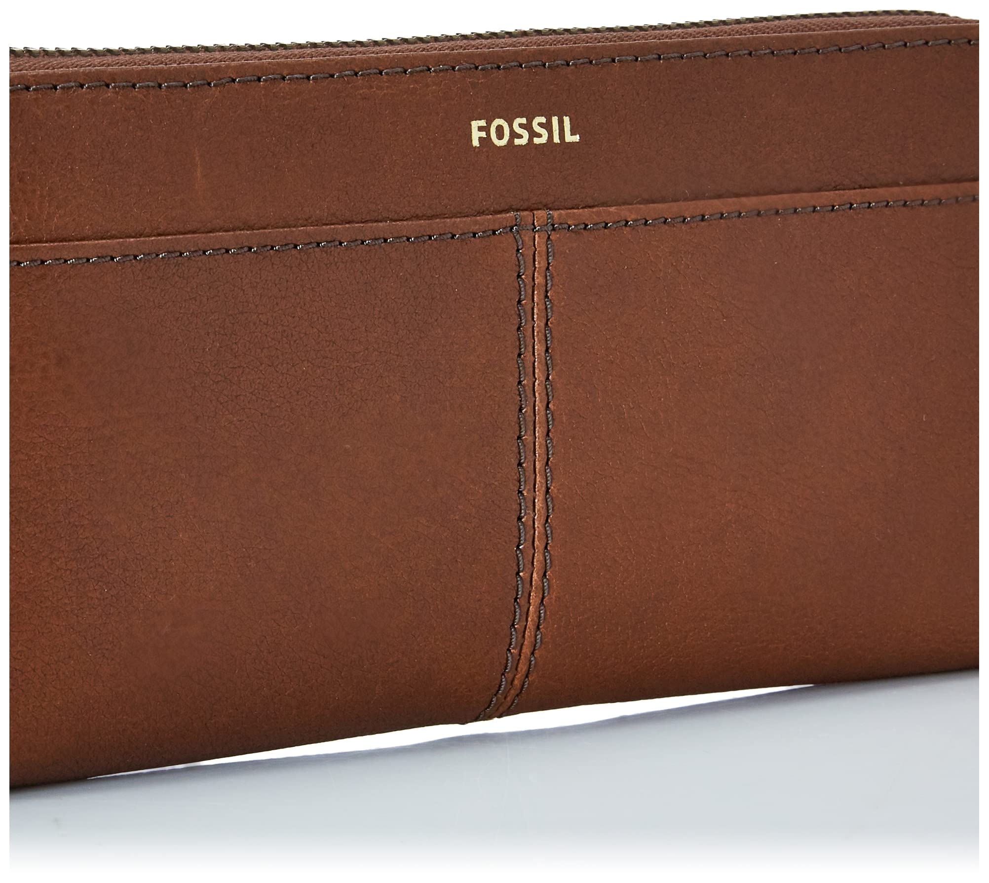 Fossil Women's Tara Genuine Leather Zip-Around Clutch Wallet - Stylish Crossbody Purse for Everyday Use, Travel & Evening Events