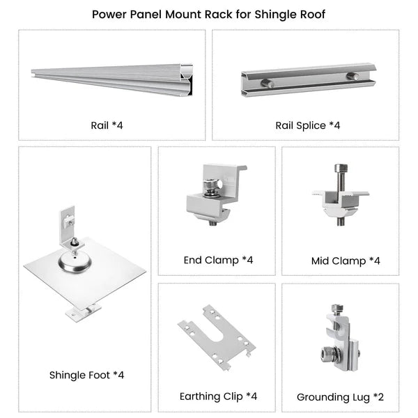 Best Solar Panel Mount for Nature's Generator | Heavy-Duty & Weatherproof | Perfect for Off-Grid Living, RV Camping & Emergency Power Backup