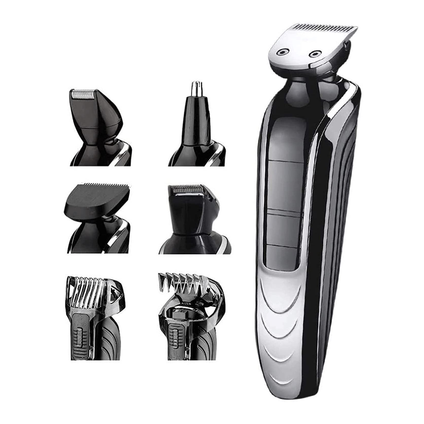 Rechargeable Hair Clipper & Beard Trimmer Kit for Men - Professional Grooming Set with Trimming, Clipping & Personal Care Tools | Perfect for Home Haircuts, Beard Shaping & Travel Grooming