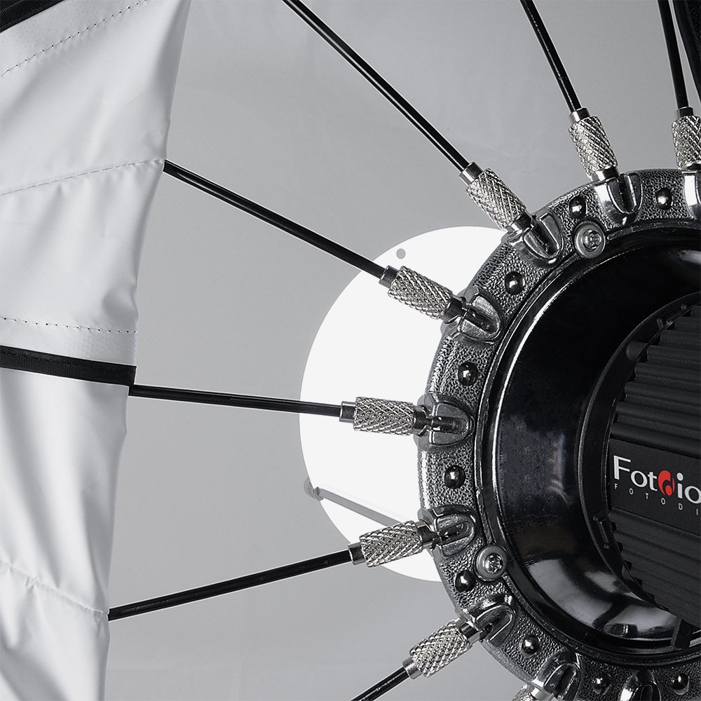 Pro Studio Solutions EZ-Pro 48in (120cm) Beauty Dish & Softbox Combo with Balcar Speedring - Collapsible Soft Light Modifier for Strobe, Flash & Monolights - Perfect for Portrait, Fashion & Beauty Photography