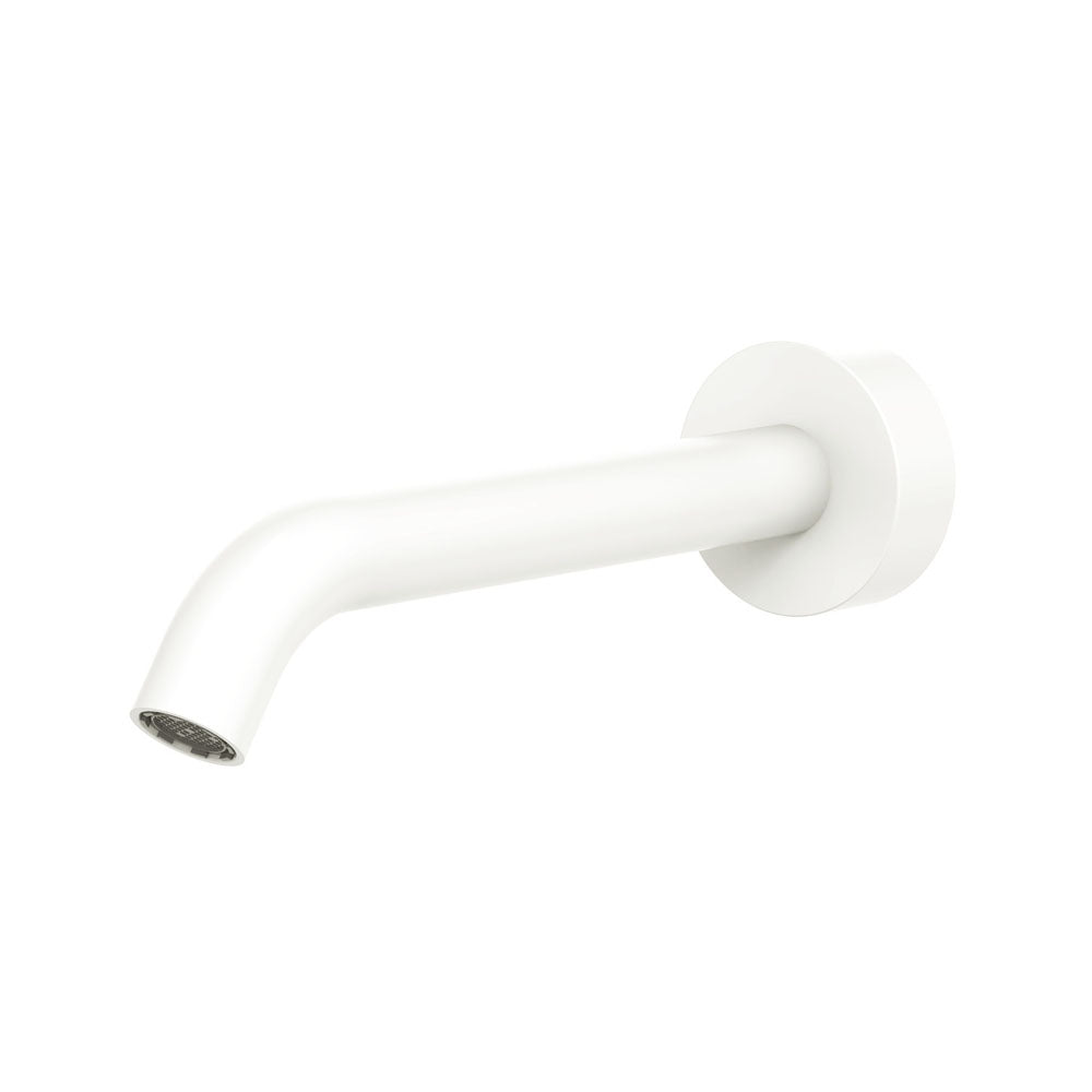 Fienza 228115MW Kaya Bathroom Sink Basin Faucet - 180mm Matte White Water Outlet - Perfect for Modern Bathroom & Vanity Upgrades