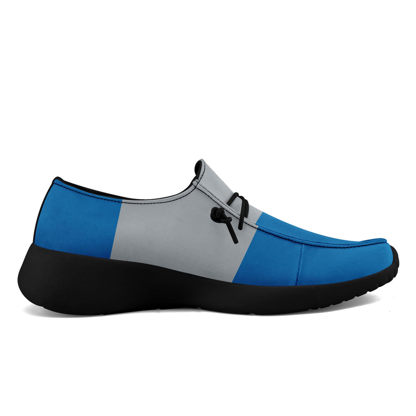 Custom Detroit Blue Gray Personalized Sneakers - Men's/Women's Casual Shoes FN018 D020278 Size 11 - Perfect for Streetwear, Urban Fashion & Everyday Comfort