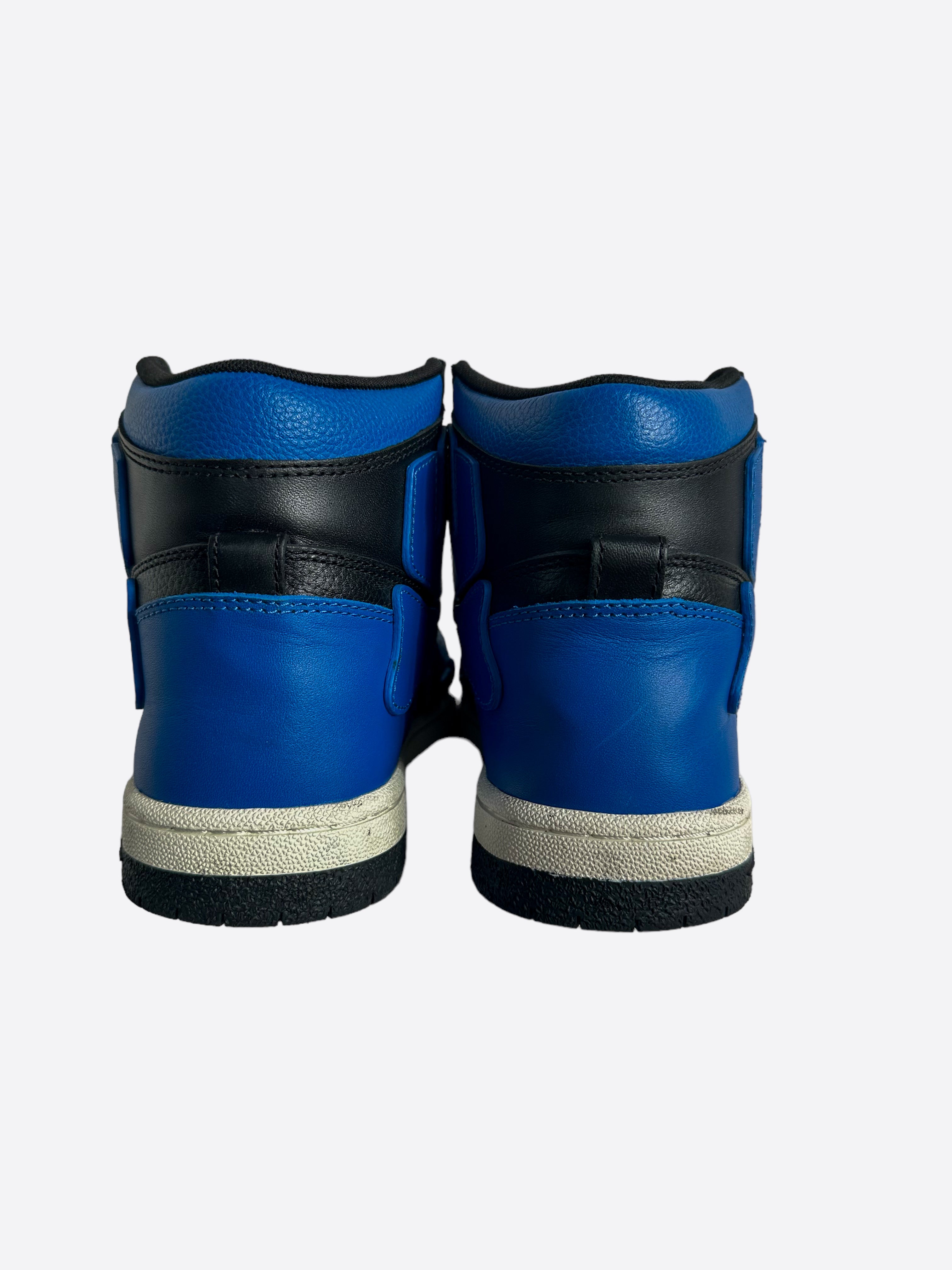 Amiri Black & Blue Skeleton High Top Sneakers for Men - Stylish Streetwear Fashion Shoes for Casual Wear & Night Out
