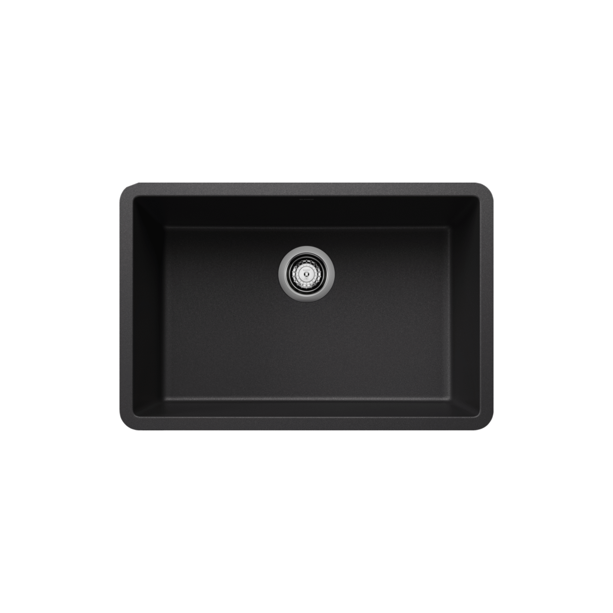 Blanco PRECIS 27-Inch Undermount Single Bowl SILGRANIT Kitchen Sink - Durable Composite Granite Sink for Modern Kitchens | Perfect for Food Prep, Dishwashing & Busy Households