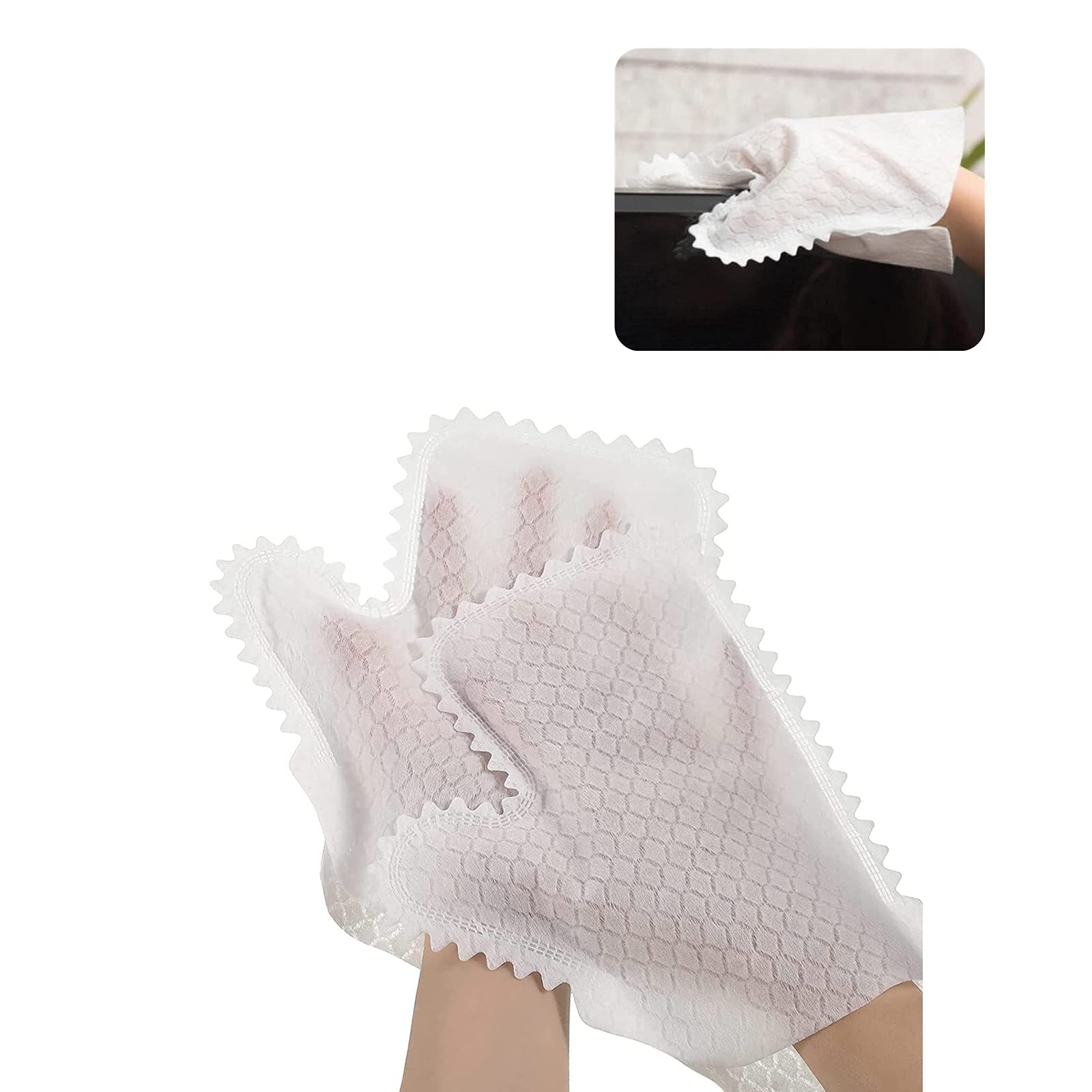 Fish Scale Cleaning Duster Gloves - Non-Woven Fabric Dual-Sided Scrub Gloves for Kitchen, BBQ, and Outdoor Cooking - Perfect for Fish, Meat, and Vegetable Prep