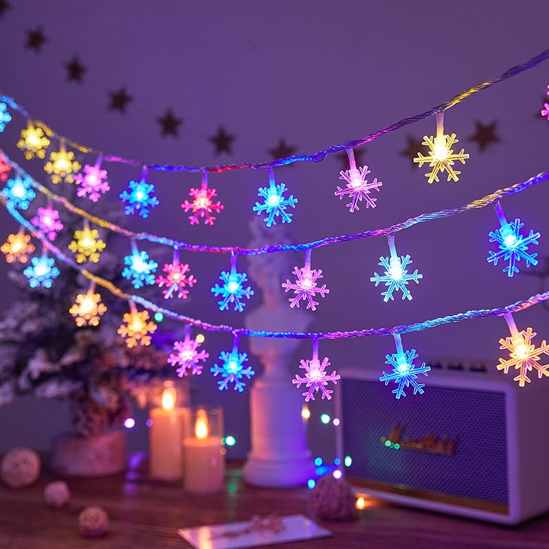 Halloween Trunk or Treat Car Decorations Kit with LED Lights - Ice & Snow Themed SUV/Truck Stickers (Blue & White) for Spooky Seasonal Parties & Neighborhood Trick-or-Treat Events