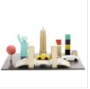 New York Toy Town Machi Series - Collectible Miniature City Building Toys for Kids & Adults | Perfect for Home Decor, Gift Giving & Role Play Scenes