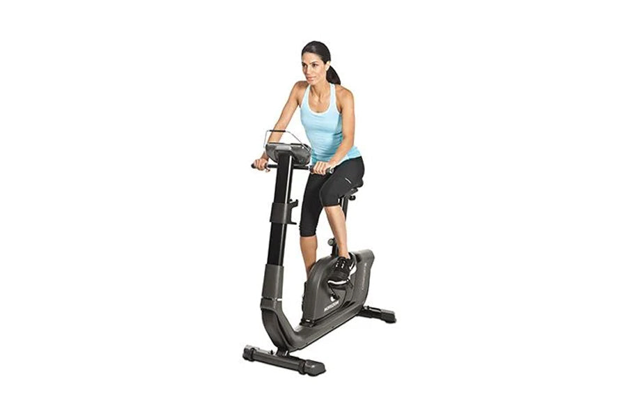 Horizon Comfort U Upright Exercise Bike for Home Gym - Quiet Magnetic Resistance Indoor Cycling Bike with LCD Monitor & Adjustable Seat - Perfect for Cardio Workouts, Weight Loss & Fitness Training