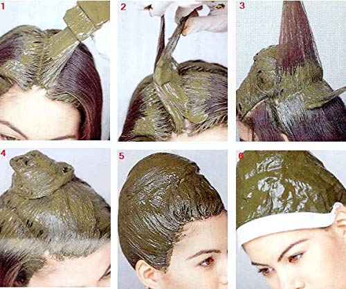 KHADI RISHIKESH Herbal Henna Powder for Hair Growth | Natural Hair Conditioner Reduces Hair Fall & Dandruff | Handmade Mehndi Powder Repairs Damage & Strengthens Hair | Paraben & Chemical Free | 150g with Free Hair Coloring Brush | Perfect for Natural Hair Care & DIY Hair Coloring at Home