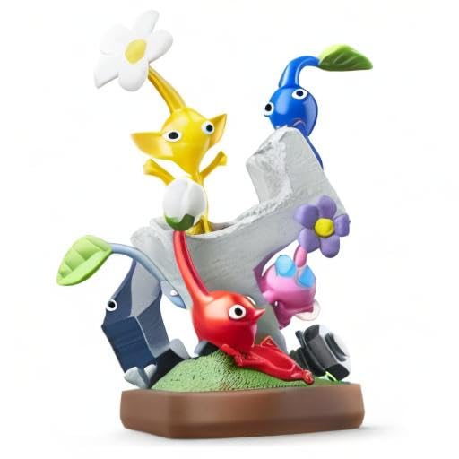 Nintendo Switch amiibo - Pikmin Figure for Nintendo Switch - Collectible NFC Character for Super Smash Bros, Mario Kart & More - Perfect for Gaming Fans & Collectors