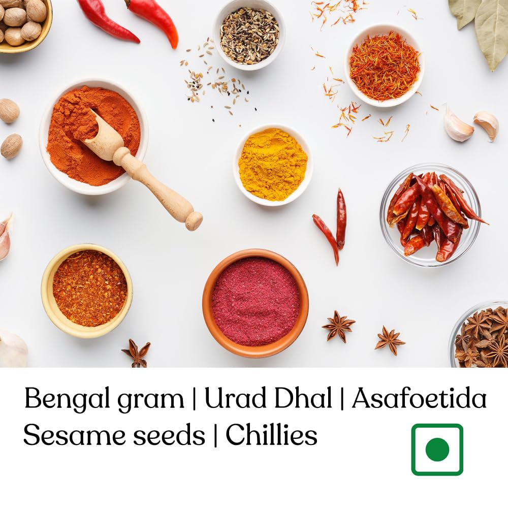 Premium Indian Spice Blends - Authentic Masala Powder for Rasam, Idly & Dosa (1000g & 500g Options) | Perfect for South Indian Cooking, Homemade Recipes & Vegan Dishes